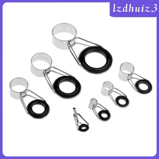 [Lzdhuiz3] 7 Cái / bộ Mắt Cần Câu Đầu Hướng Dẫn Khung Thép Không Gỉ