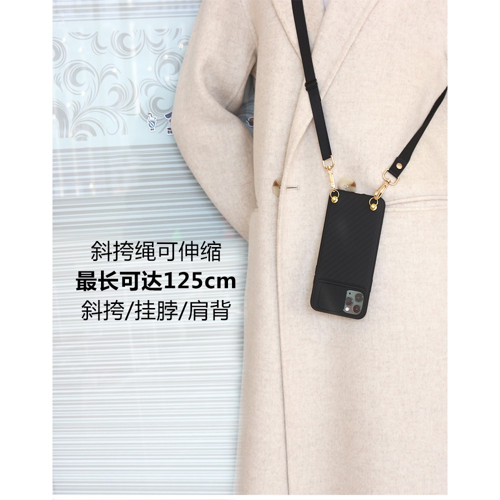 Ốp Điện Thoại Silicon Mềm Có Dây Đeo Vai Cho Iphone 12 11 Pro Max Xr X Xs Max Se 2020 7 8 Plus 12 | BigBuy360 - bigbuy360.vn