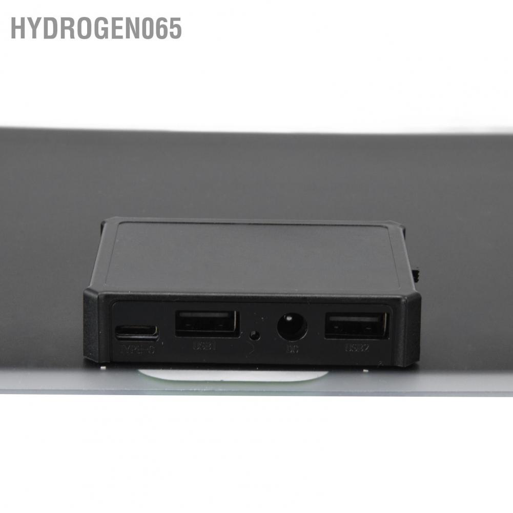 Bộ quạt bảng điều khiển năng lượng mặt trời 100W 12V Quạt thông gió kép di động không thấm nước cho nhà kính gia đình Hydrogen065