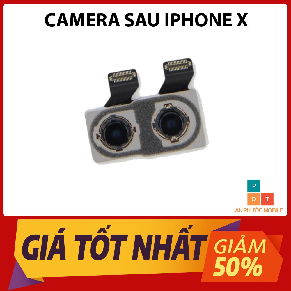 Camera sau Iphone X zin bóc máy