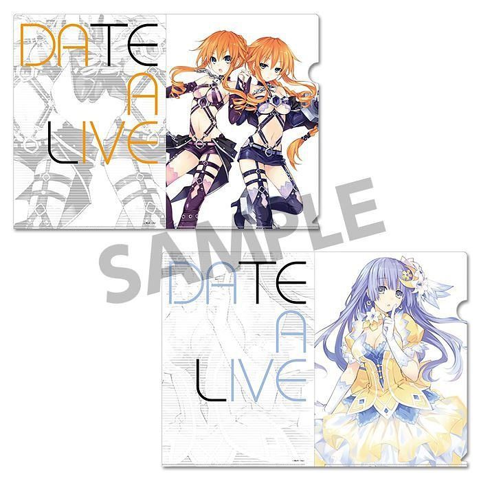 Kẹp file A4 hình nhân vật anime Date a live (hàng chuẩn có tem) set I