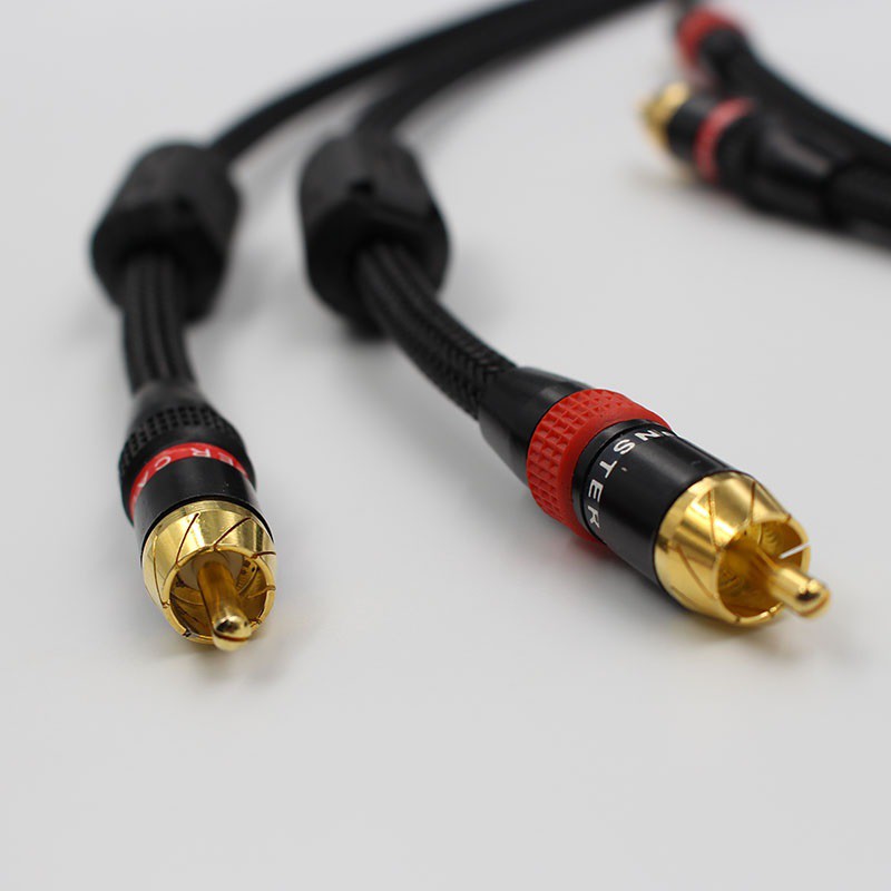 Dây tín hiệu Audio Monster standard 100 hai đầu RCA chống nhiễu 1.5m