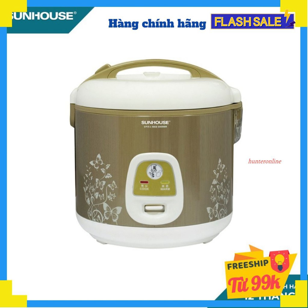Nồi cơm điện 1.2L SUNHOUSE SHD8216