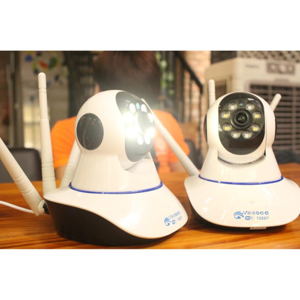 Camera Yoosee trong nhà có màu, xoay 360 độ, Full HD 1080P - Camera 3 râu kèm thẻ nhớ yoosee | BigBuy360 - bigbuy360.vn