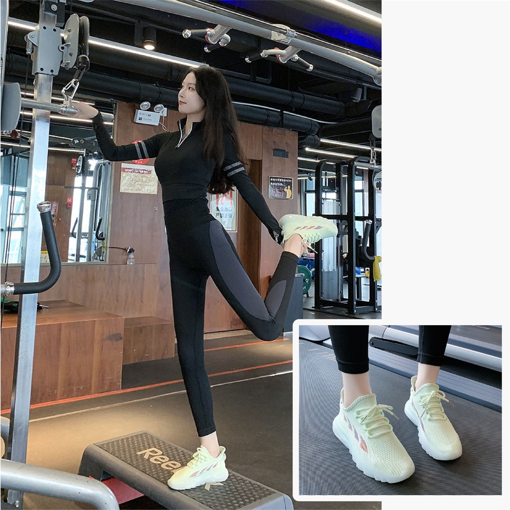 Giày Thể Thao Nữ Thời Trang Vải Dệt Thoáng Khí BLUEWIND 68762