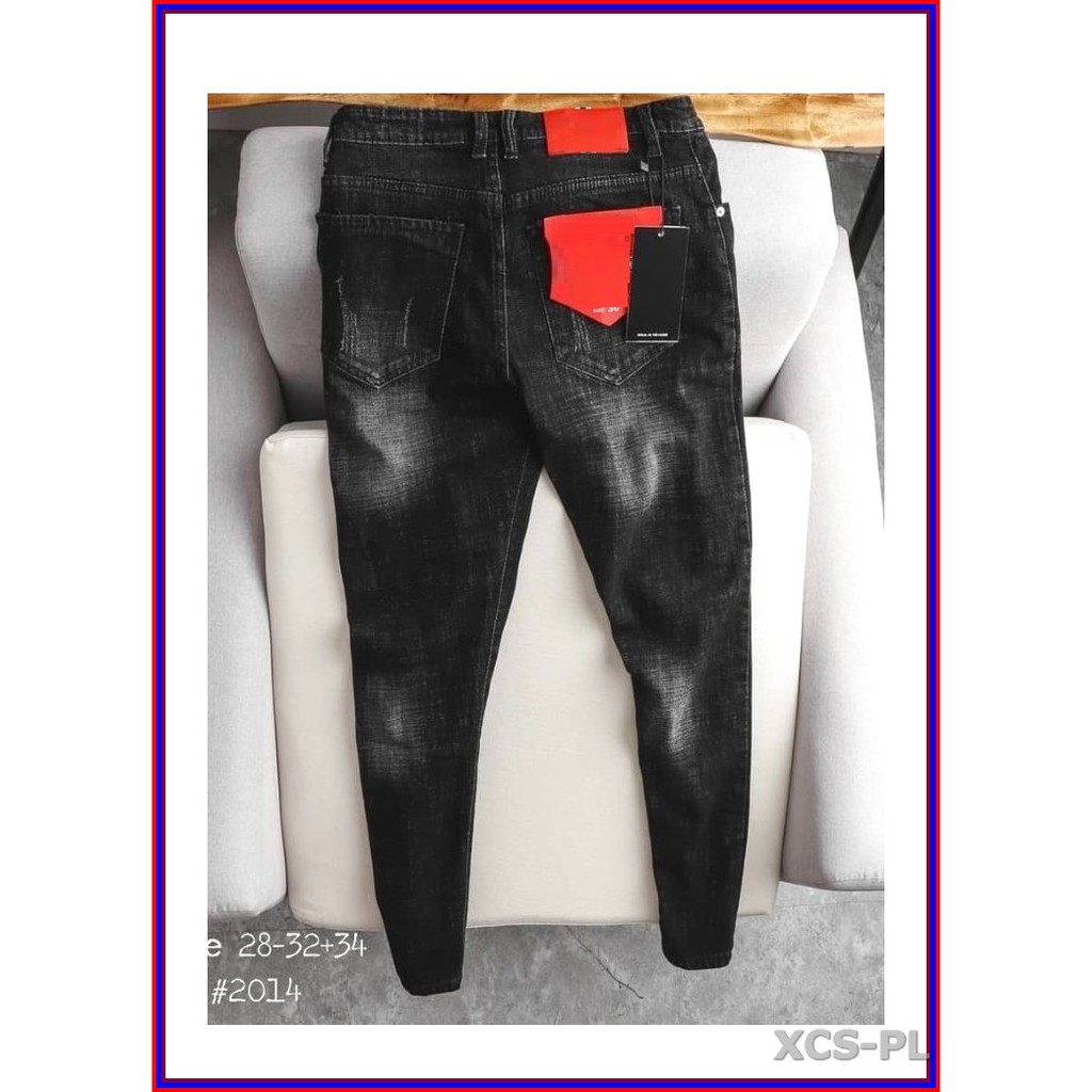 Quần jean nam cao cấp RÁCH KIỂU 2014 không xù lông, không ra màu, chất giãn tốt 2014-S3-21