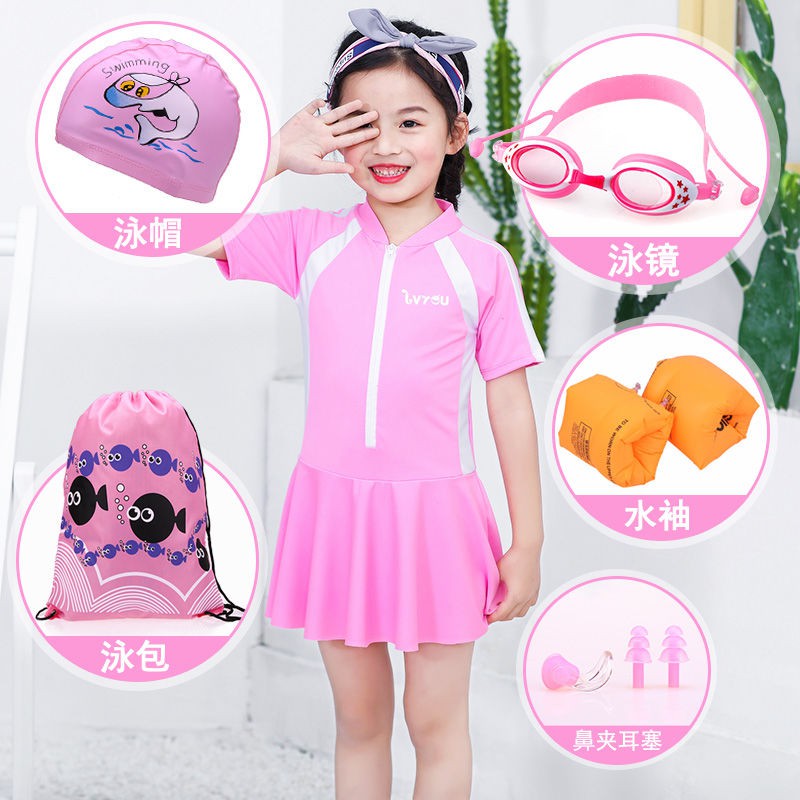 Bộ Đồ Bơi Xinh Xắn Dành Cho Bé 4-6 - 8-12 Tuổi | BigBuy360 - bigbuy360.vn