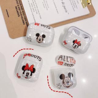 Ốp Bảo Vệ Hộp Đựng Tai Nghe Airpods 1 / 2 / 3 Pro Hình Chuột Mickey Xinh Xắn