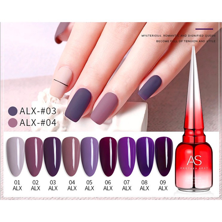 Sơn gel As nhọn set ALX chất sơn đặc,mịn - chuyên dành cho tiềm nails chuyên nghiệp