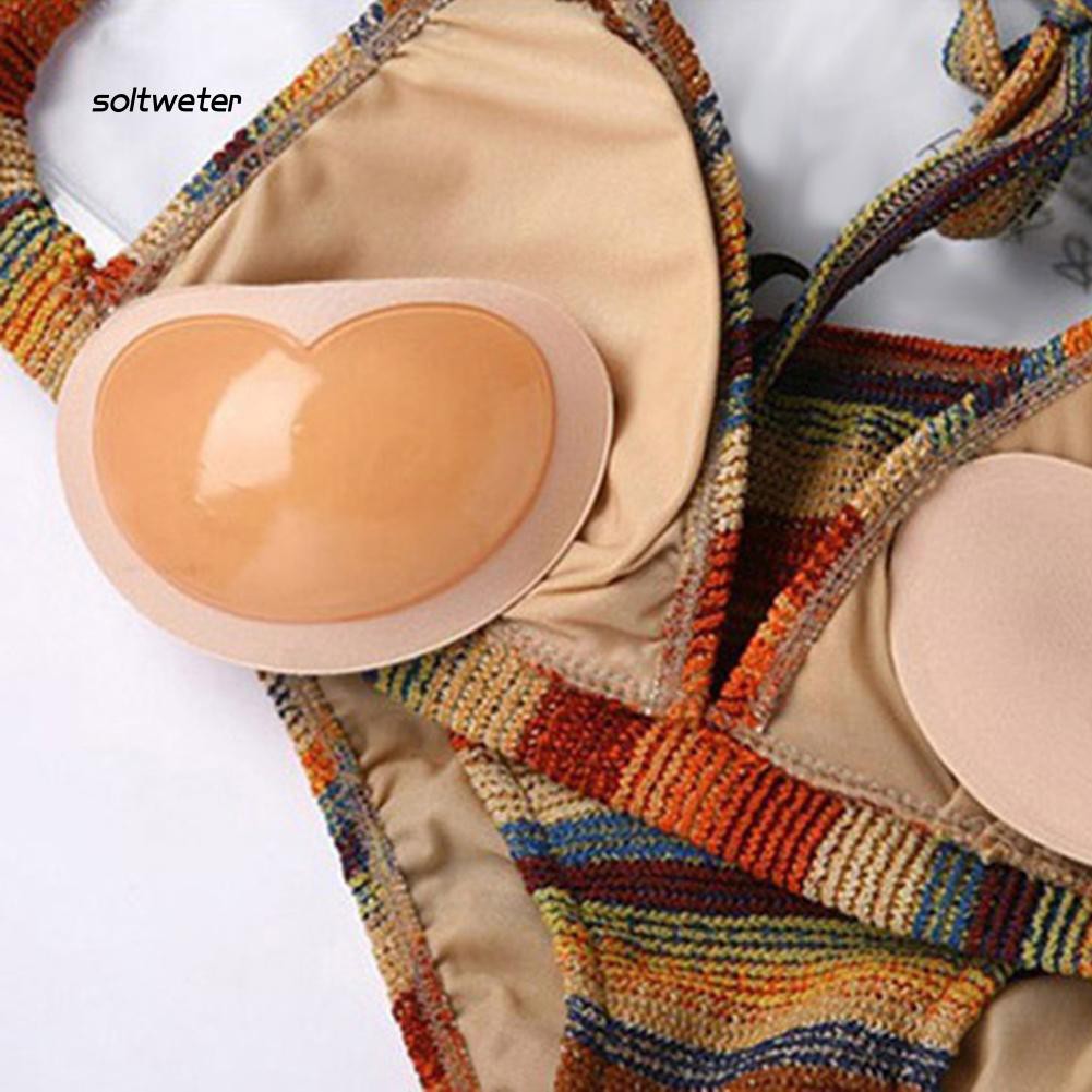 Bộ 2 miếng silicon nâng ngực hình trái tim dành cho nữ