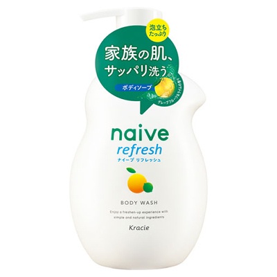 SỮA TẮM NAIVE  530ML HƯƠNG CHANH BƯỞI NHẬT BẢN