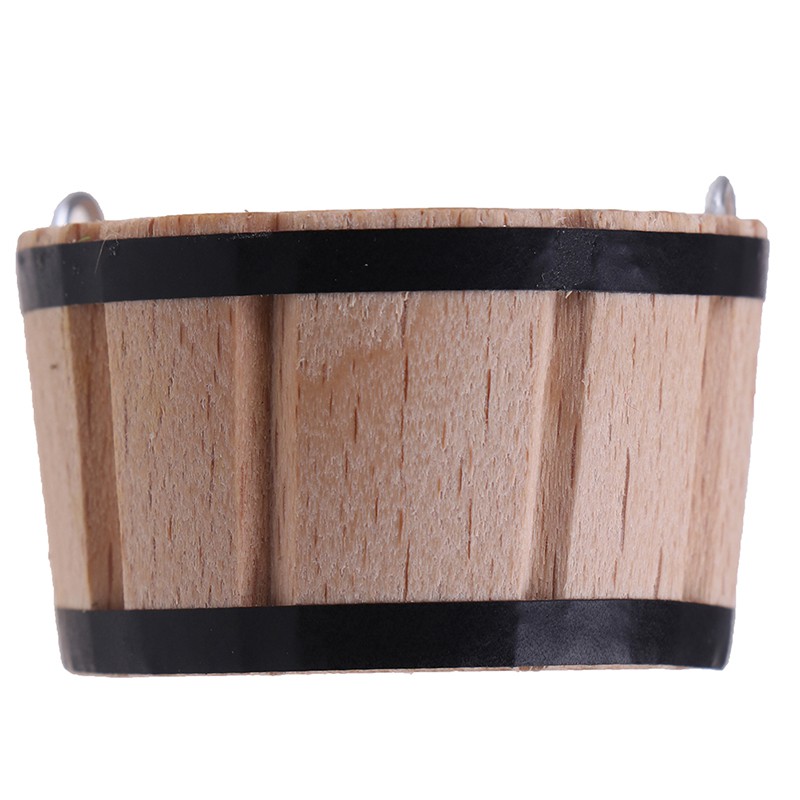 Giỏ Gỗ Trang Trí Nhà Búp Bê Tỉ Lệ 1: