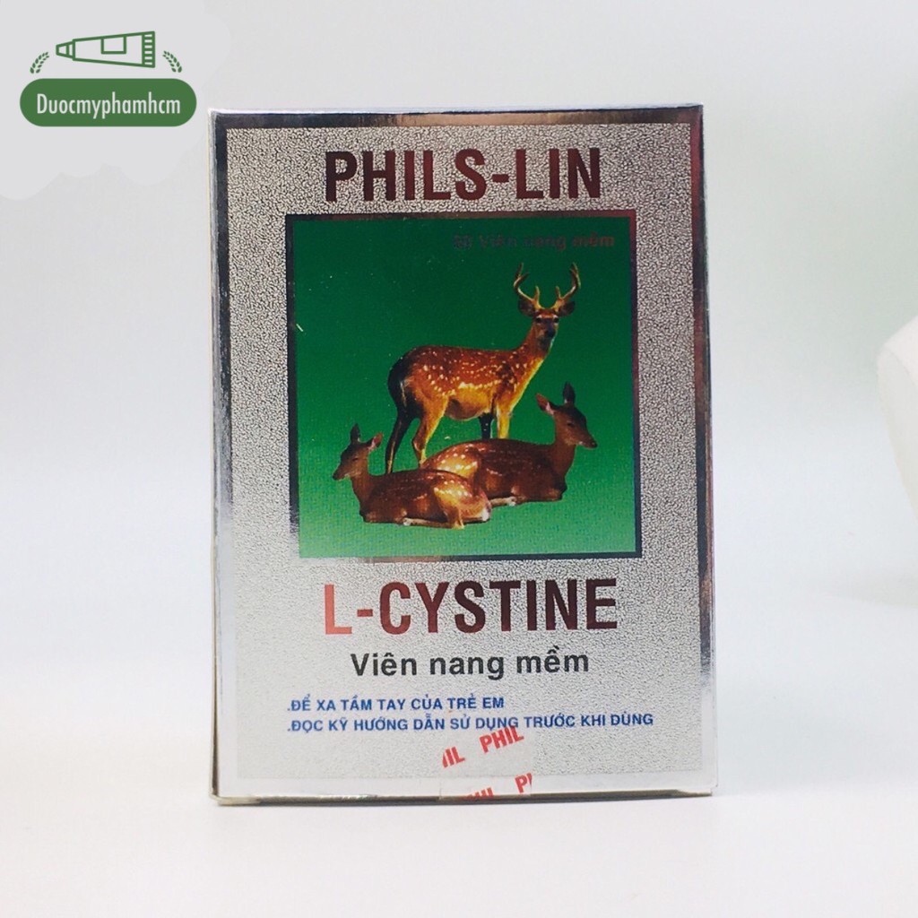 L Cystine Ngăn Rụng Tóc, Bổ Sung Dưỡng Chất Cho Tóc, Da Và Móng - Phil Interma L Cystin 1 Hộp 60 Viên