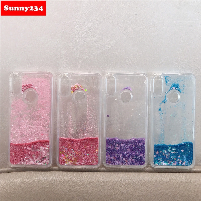 Ốp điện thoại mềm họa tiết cát lún dẻo lấp lánh xinh xắn cho Redmi 8 8A Note 5 6 7 8 Pro 4X 8T K30