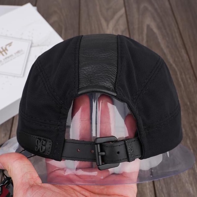 Nón Sơn chính hãng dáng không chóp dành cho nam chất liệu lưới phối da cao cấp MC169  - Hùng Nón Hiệu