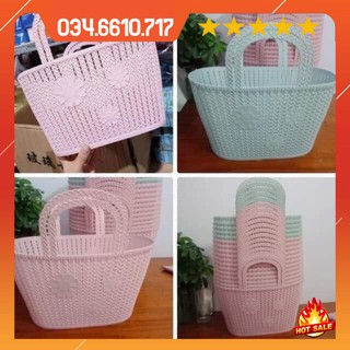 Giỏ đi chợ bằng nhựa dẻo mẫu mới