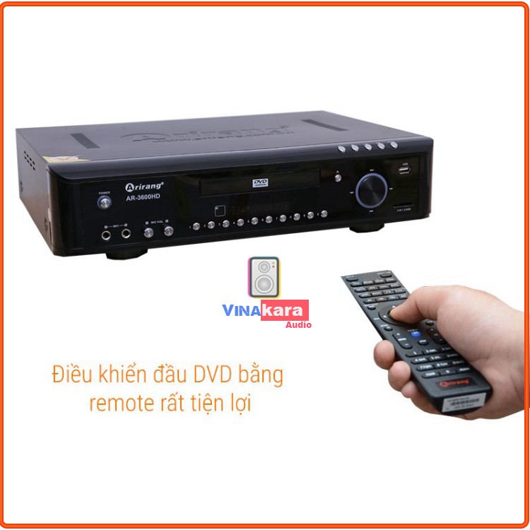 Đầu Karaoke Arirang AR-3600HD (Đen) Chính hãng