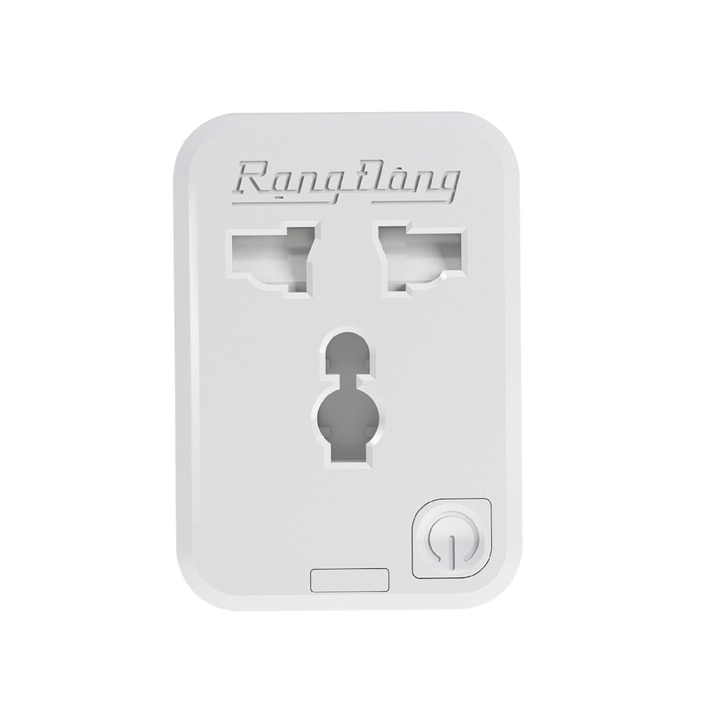 Ổ cắm wifi đơn Rạng Đông OC.01.WF 16A CÀI ĐẶT BẰNG APP RẠNG ĐÔNG