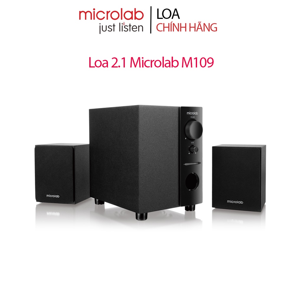 Loa 2.1 Microlab M109 (Đen) - Hàng Chính Hãng