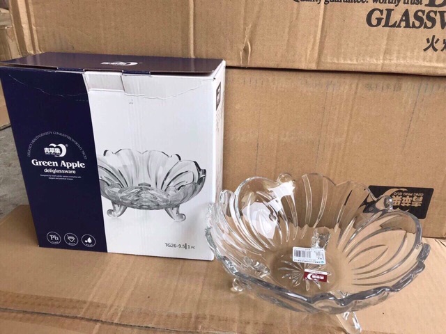 Khay thuỷ tinh pha lê dày 1cm hàng loại 1 đẹp