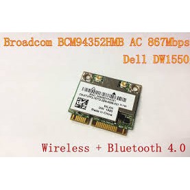 Card wifi hỗ trợ Hackintosh DW1550 mã BCM94352HMB