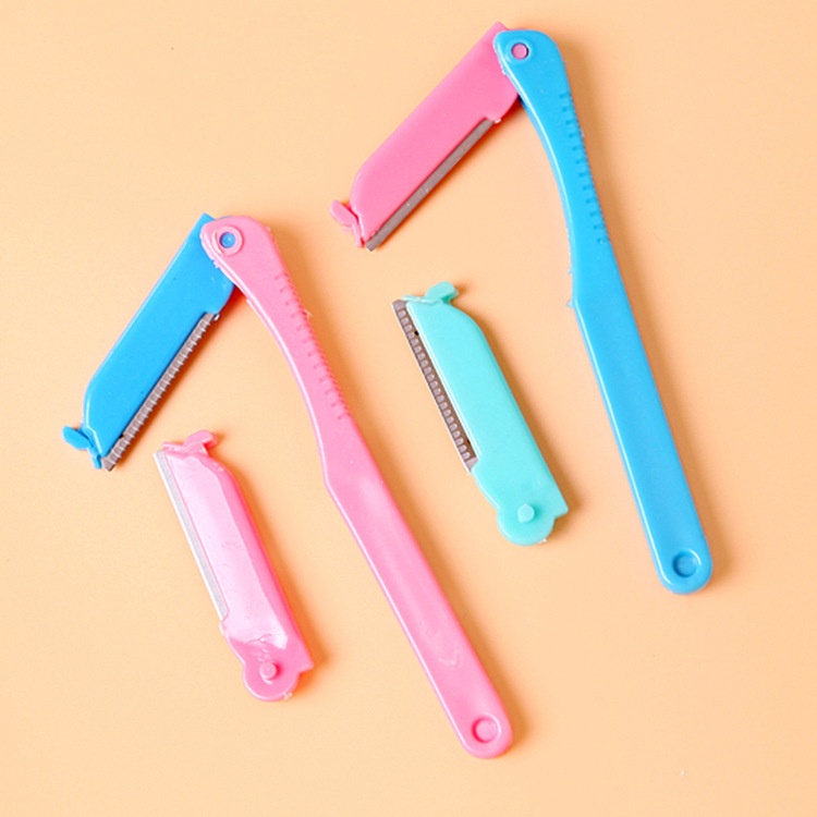 Dao cạo lông mày tỉa lông mày tóc mái 2 lưỡi ALLIN