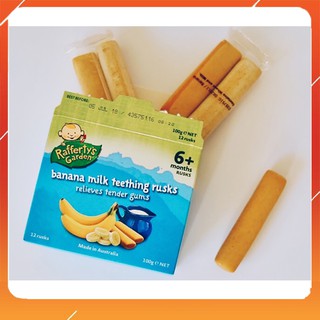 Bánh cho bé mọc răng Rafferty's Garden dành cho bé từ 6 tháng tuổi 100g