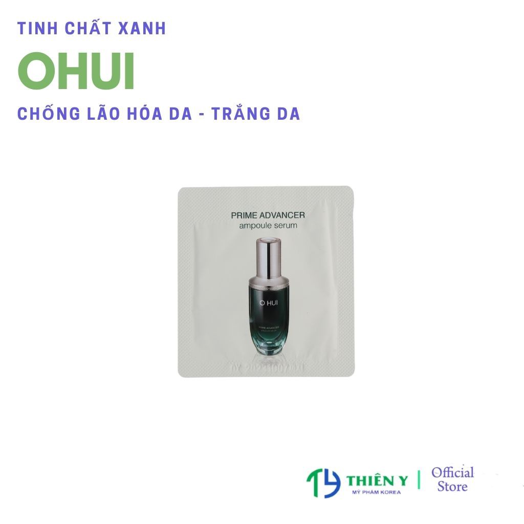 Tinh chất OHUI xanh chống lão hóa da, mềm và trắng da - Thiên Y Korea