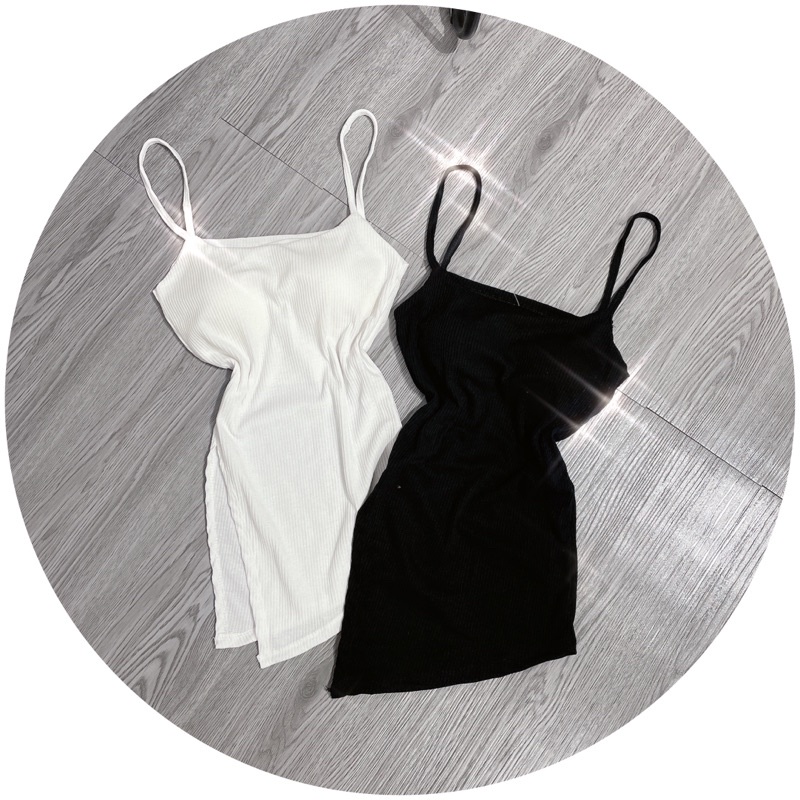 áo 2 dây xẻ tà ( có mút ngực ) hình thật kèm video - carotshop | BigBuy360 - bigbuy360.vn