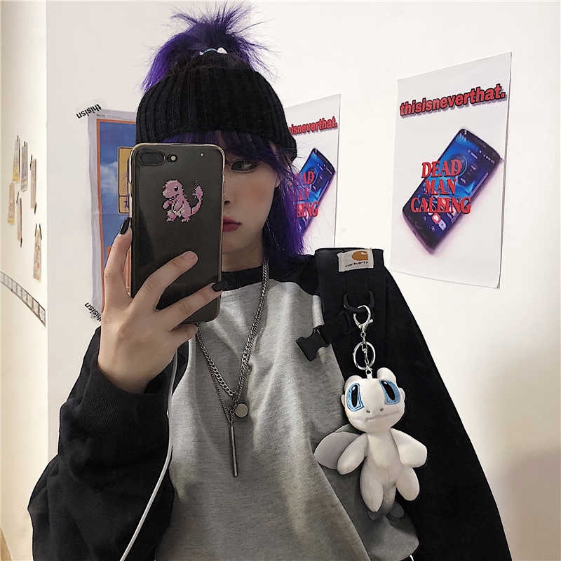 Móc Khóa Hình Búp Bê Hoạt Hình Phong Cách Harajuku 22F038