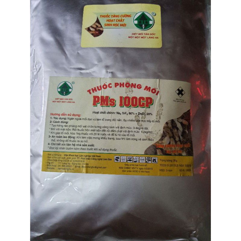 Thuốc chống mối nền móng PMS 100 dạng bột 2kg