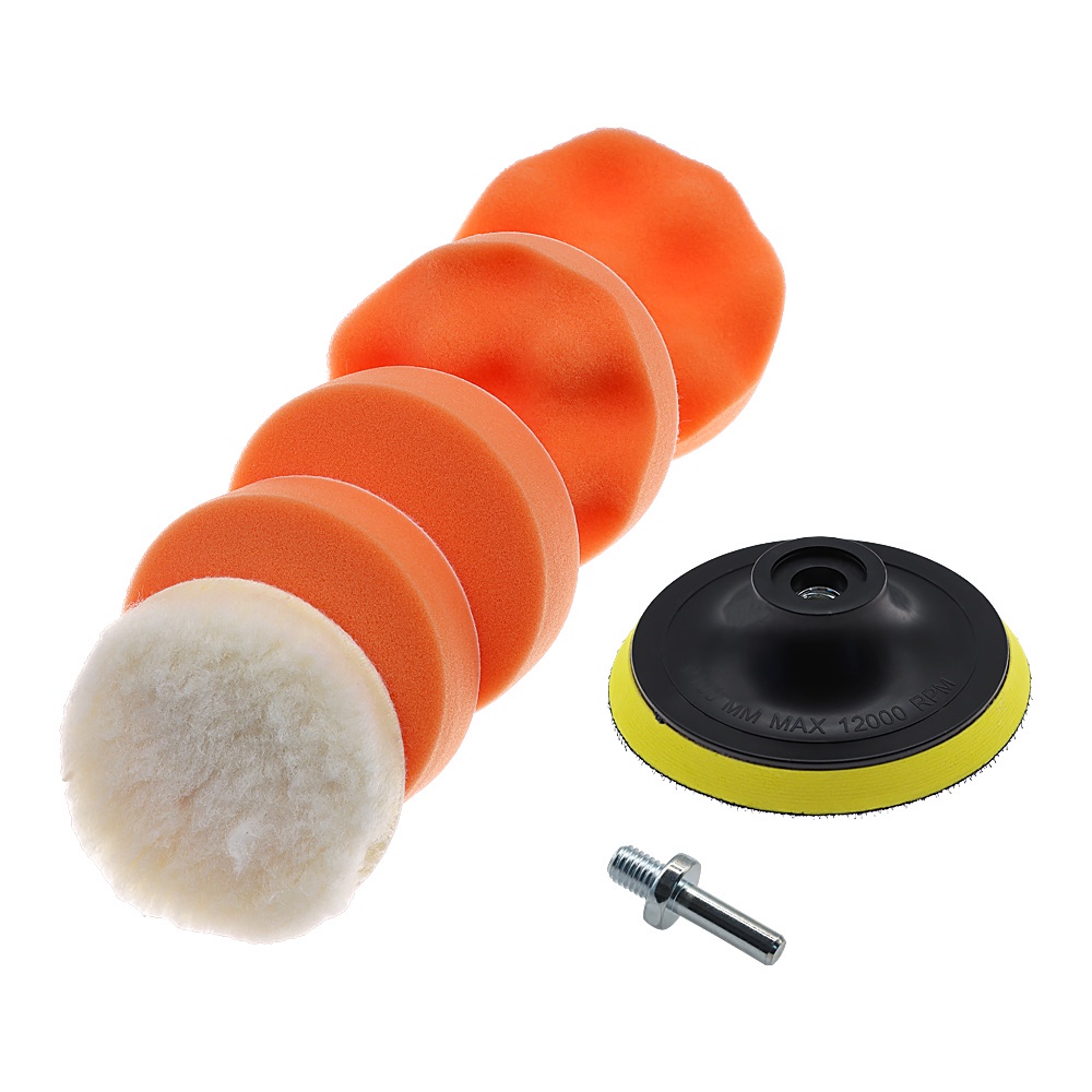 Phớt lông cừu đánh bóng xóa xước 4 inch  ,sử dụng với dung dịch đánh bóng bước 1