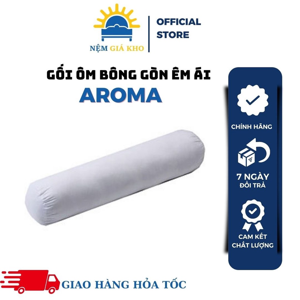 GỐI ÔM GÒN AROMA ÉP HƠI CAO CẤP 30X100cm