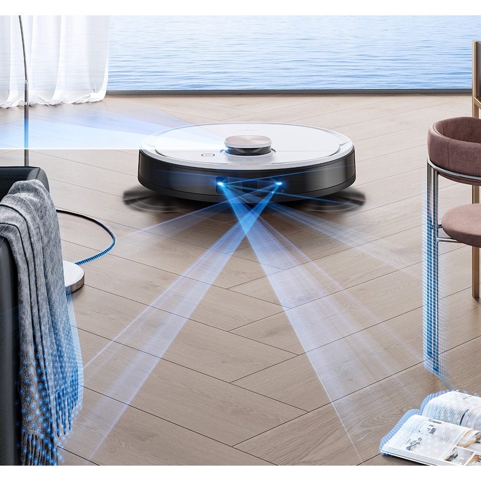 Robot hút bụi lau nhà Ecovacs Deebot T8 Power, T8 Max Robot hút bụi cực kỳ thông minh lau rung siêu sạch, né vật cản