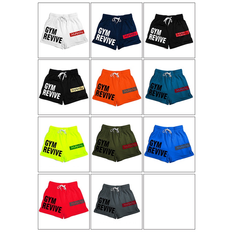 [ GYMEN ] Quần short thể thao nam  thoải mái  thoáng khí nhanh khô chạy bộ tập thể dục đàn hồi cao  quần bóng rổ  cỡ lớn mát mẻ vải ngoài trời   huấn luyện  hút mồ hôi