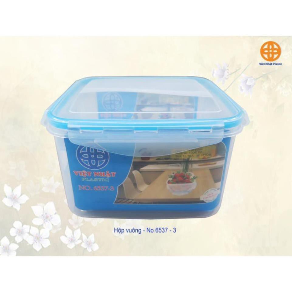 ( hang hot) Hộp vuông đựng thực phẩm Việt Nhật - đồ dùng nhà bếp tiện lợi