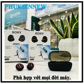 Tai nghe Bluetooth Đen Sony sport TWS-D76 Rất ấm Bass-treble rõ ràng [ Hay vô địch trong tầm giá]