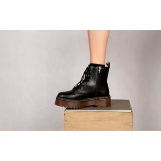 Giày boots đế cao (đế nâu) - Muffin boots