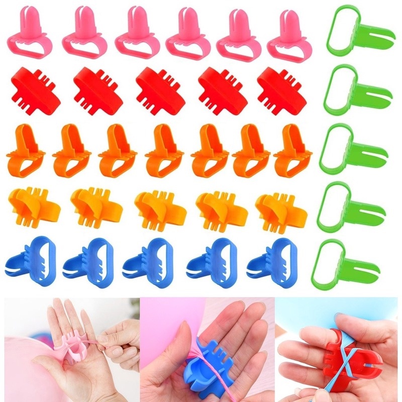 1 Dụng Cụ Buộc Dây Bong Bóng Hình Trụ Tạo Kiểu Thắt Nút Nhanh Chóng Thích Hợp Cho Bong Bóng
