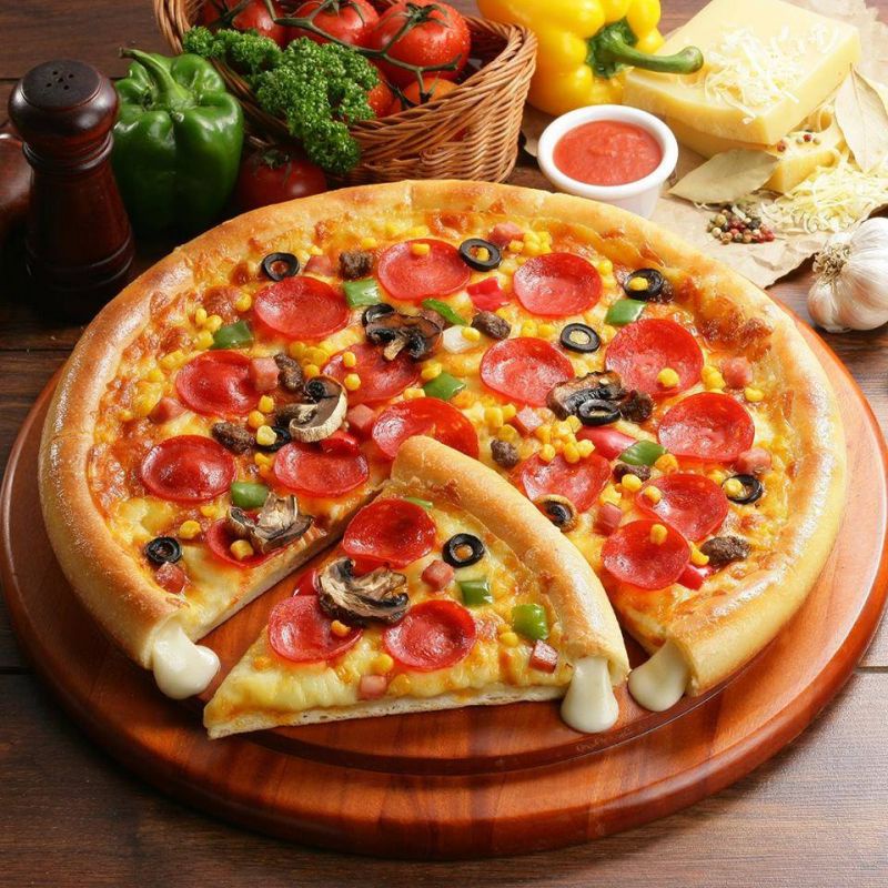 Combo 2 đế pizza 20cm kèm sốt