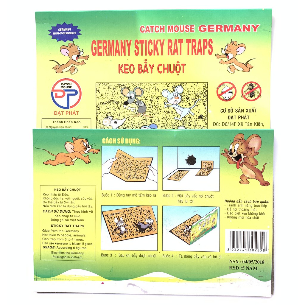 01 Tấm keo siêu dính chuột cao cấp