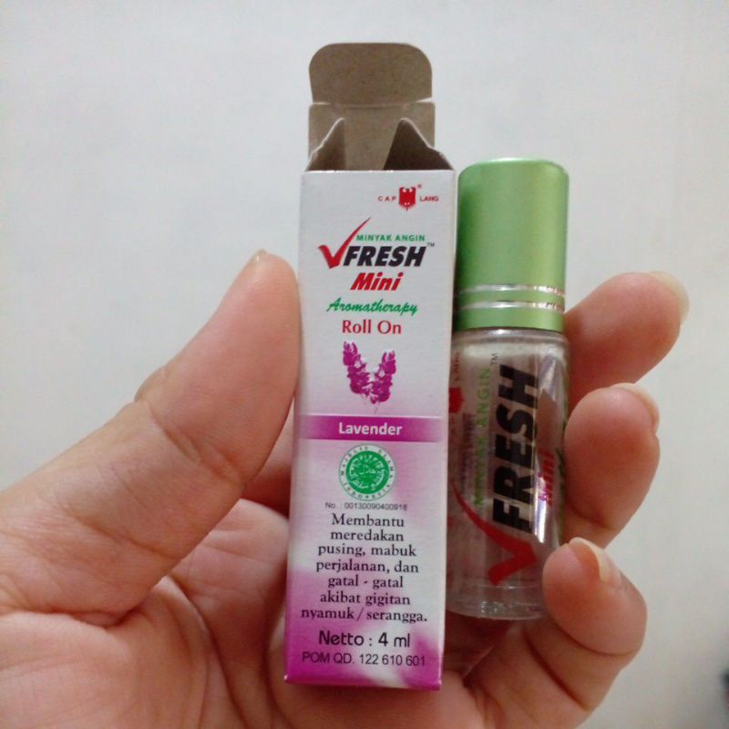 Combo 06 chai dầu gió vfresh hương Lavender 4ml