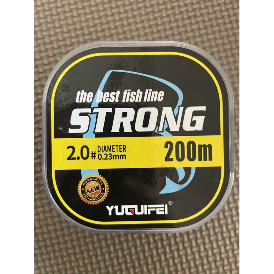 Cước câu cá nhật bản 200m tàng hình chuyên săn hàn, Dây câu cá, màu trắng