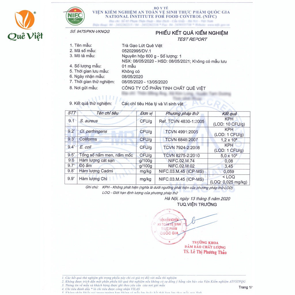 Combo 2 hộp Trà gạo lứt Quê Việt thanh lọc gan, giải độc cơ thể nguyên liệu tự nhiên an toàn 600gr/hộp | BigBuy360 - bigbuy360.vn