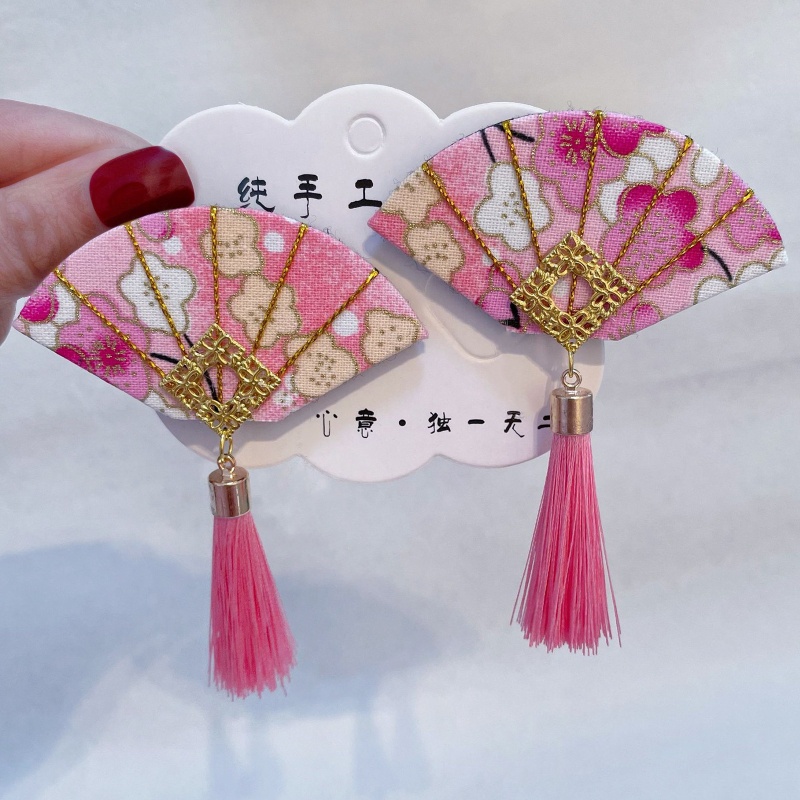 Kẹp Tóc Hình Quạt Chống Trượt Phong Cách Nhật Bản