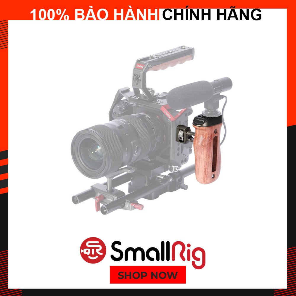 SmallRig Wood Side Handle with ARRI-Style Mount HSS2642 (NRUJ2)