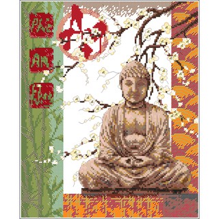 Tranh thêu chữ thập phat to