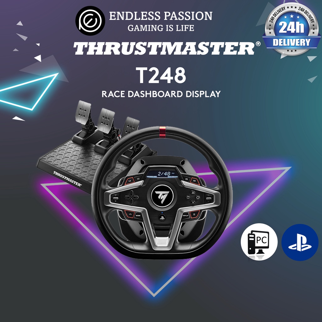 Vô lăng chơi game máy tính Thrustmaster T248 - Support PC / Playstation 5