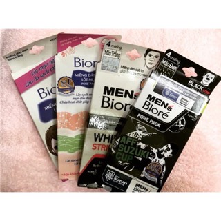 Miếng Lột Mụn Biore Nam/ Nữ 4 miếng