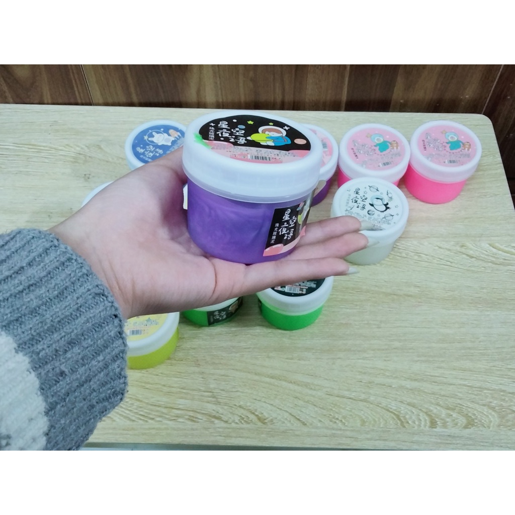 Hũ slime [ TRONG CÓ TẶNG KÈM HẠT LẤP LÁNH] siêu thích, siêu đã, siêu vui, shop giao màu ngẫu nhiên